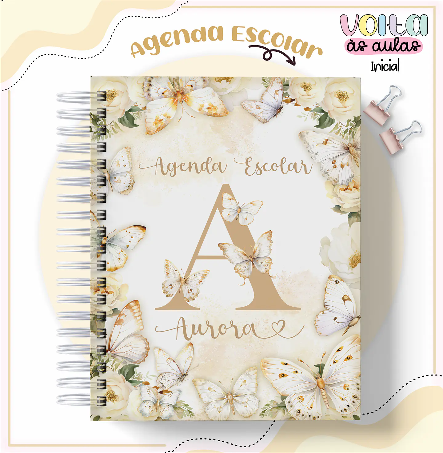 ARQUIVO ENCADERNAÇÃO KIT ESCOLAR FLORAL INICIAL - LINA CRIATIVA 11