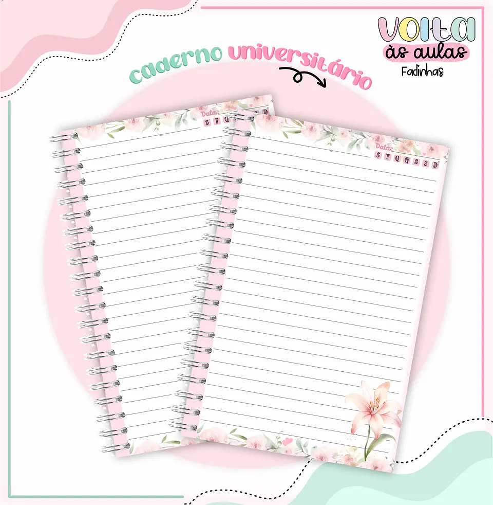 ARQUIVO ENCADERNAÇÃO KIT ESCOLAR FADINHA - LINA CRIATIVA 6