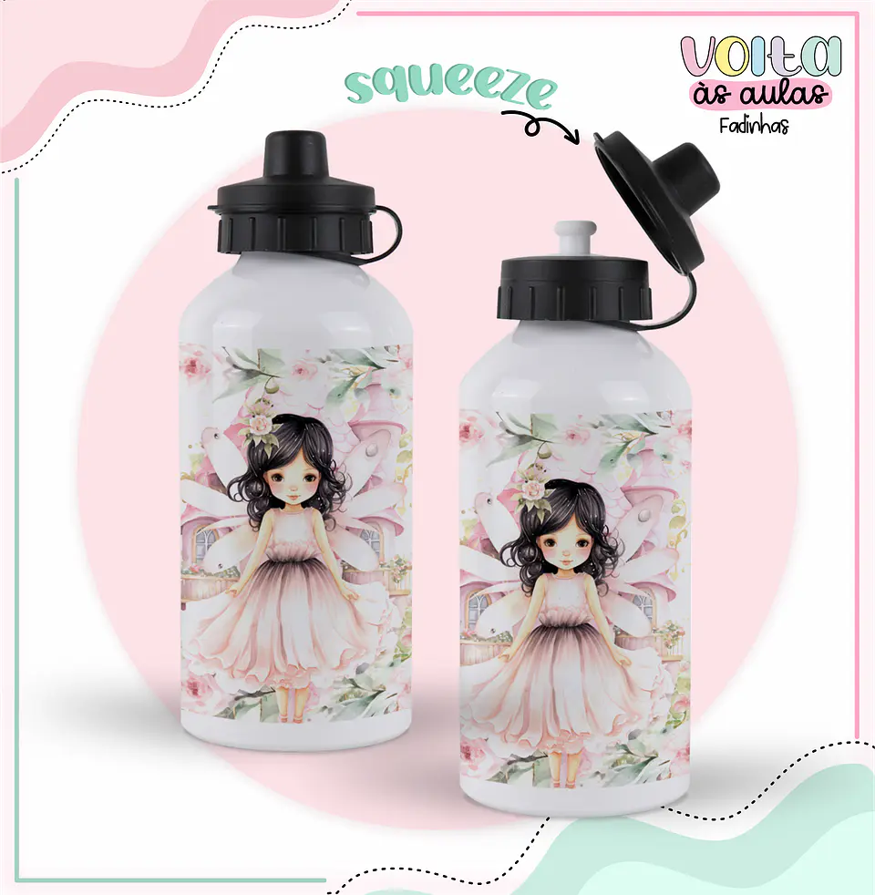 ARQUIVO ENCADERNAÇÃO KIT ESCOLAR FADINHA - LINA CRIATIVA 9