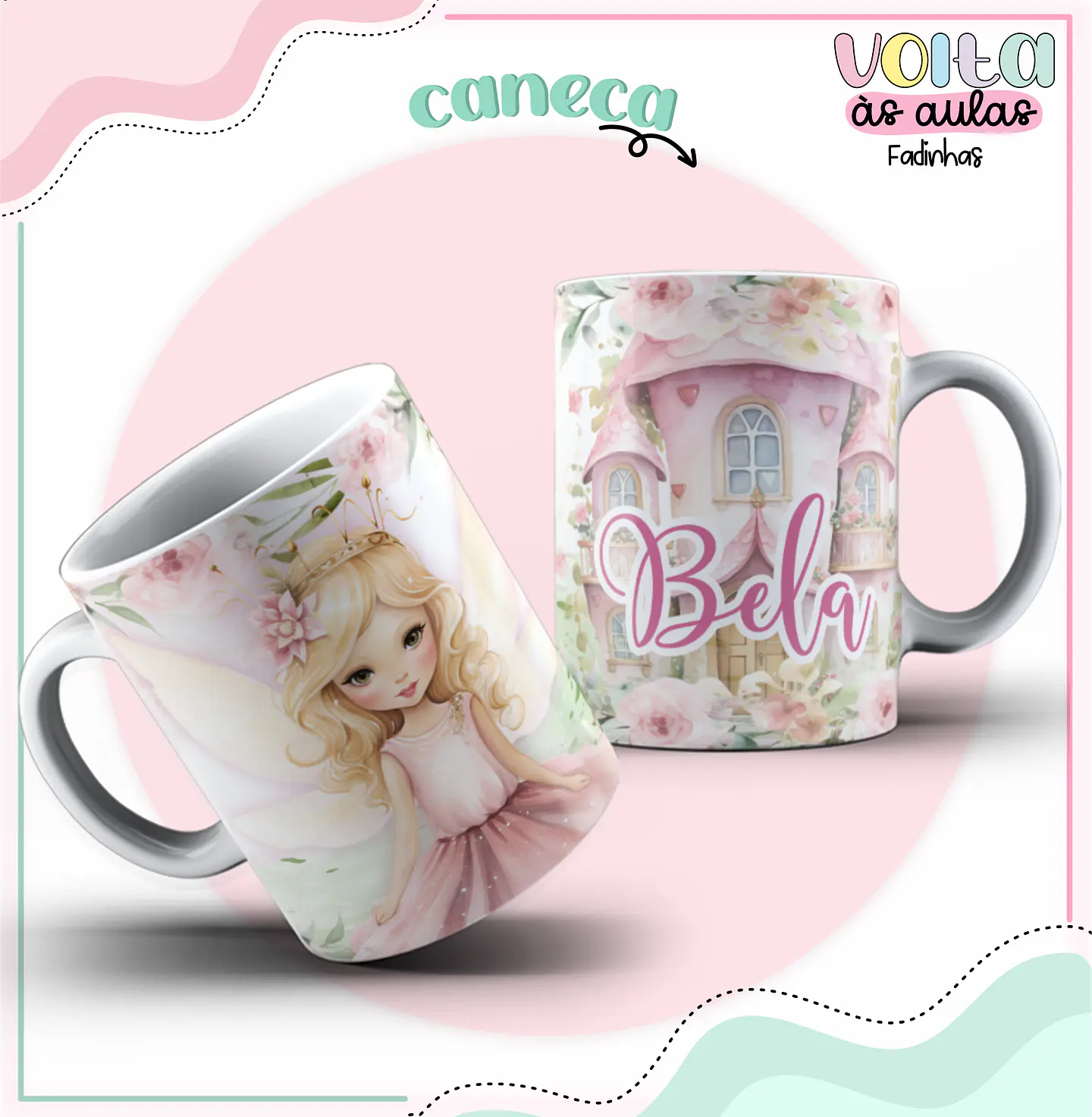 ARQUIVO ENCADERNAÇÃO KIT ESCOLAR FADINHA - LINA CRIATIVA 10