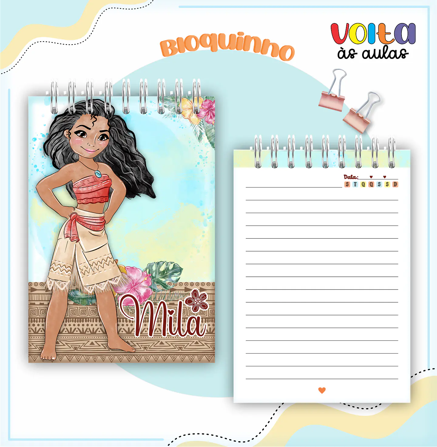 ARQUIVO ENCADERNAÇÃO KIT ESCOLAR MOANA - LINA CRIATIVA 6