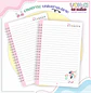 ARQUIVO ENCADERNAÇÃO KIT ESCOLAR MINNIE UNICÓRNIO - LINA CRIATIVA - Thumbnail 3