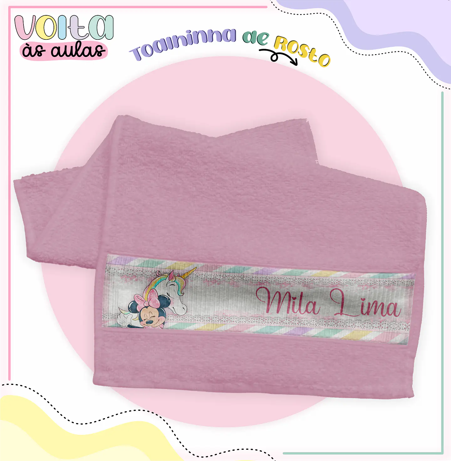 ARQUIVO ENCADERNAÇÃO KIT ESCOLAR MINNIE UNICÓRNIO - LINA CRIATIVA 7