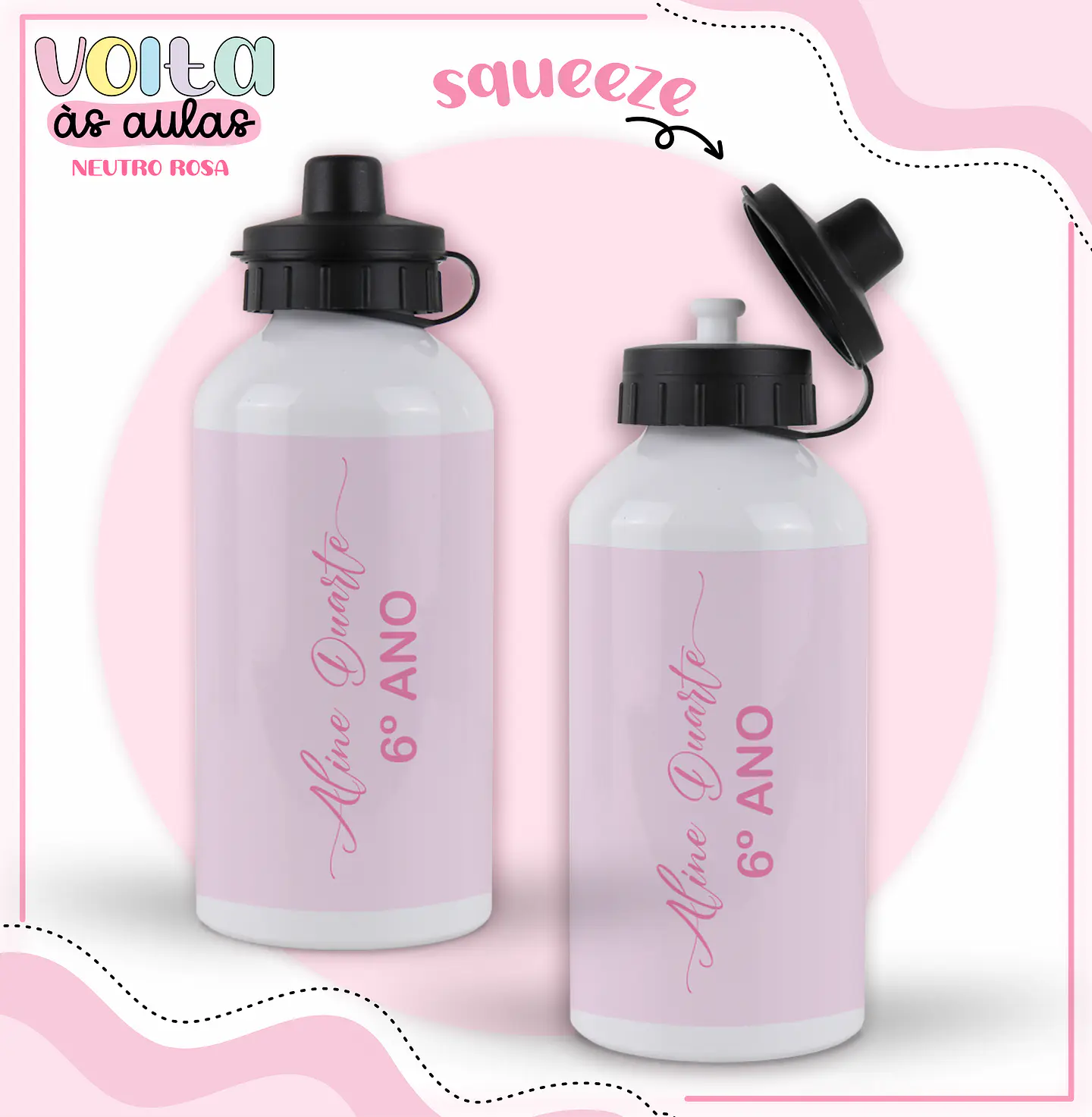 ARQUIVO ENCADERNAÇÃO KIT ESCOLAR ROSA NEUTRO - LINA CRIATIVA 7