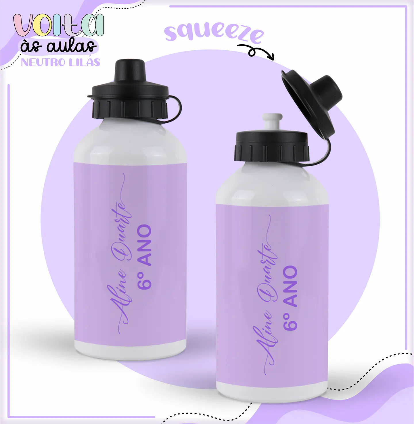 ARQUIVO ENCADERNAÇÃO KIT ESCOLAR NEUTRO LILAS - LINA CRIATIVA 11