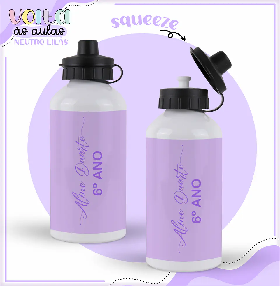 ARQUIVO ENCADERNAÇÃO KIT ESCOLAR NEUTRO LILAS - LINA CRIATIVA 11