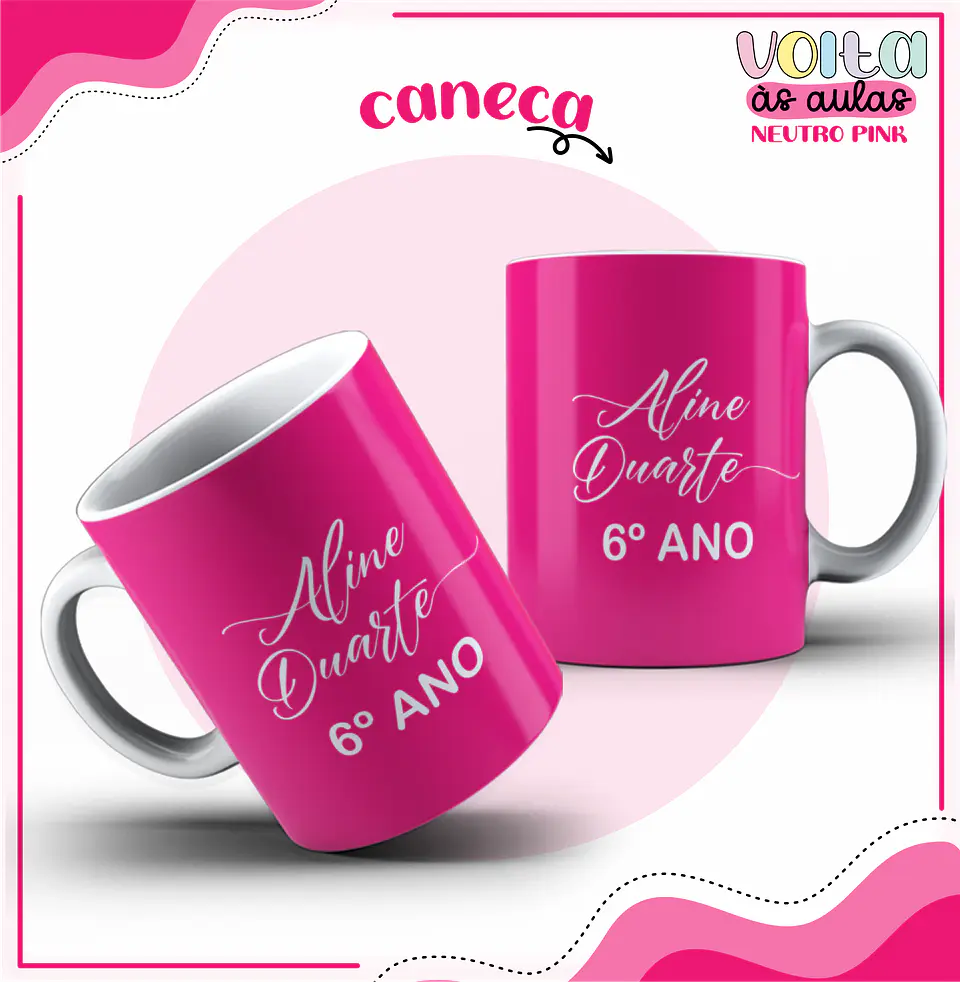 ARQUIVO ENCADERNAÇÃO KIT ESCOLAR NEUTRO PINK - LINA CRIATIVA 5