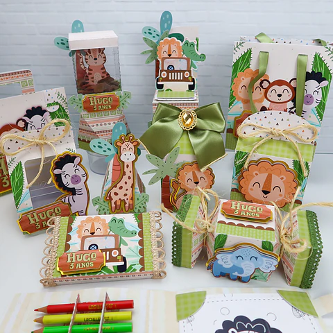 ARQUIVO DE CORTE SAFARI - CHUVINHA DE PAPEL