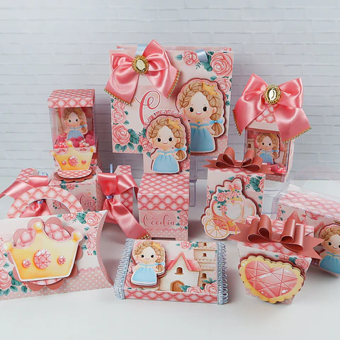 ARQUIVO DE CORTE PRINCESA - CHUVINHA DE PAPEL