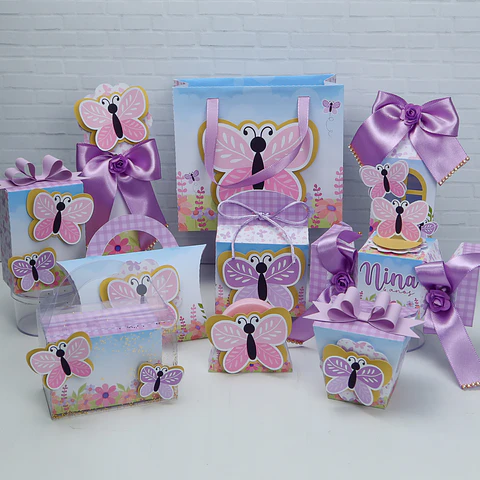 ARQUIVO DE CORTE JARDIM DAS BORBOLETAS - CHUVINHA DE PAPEL