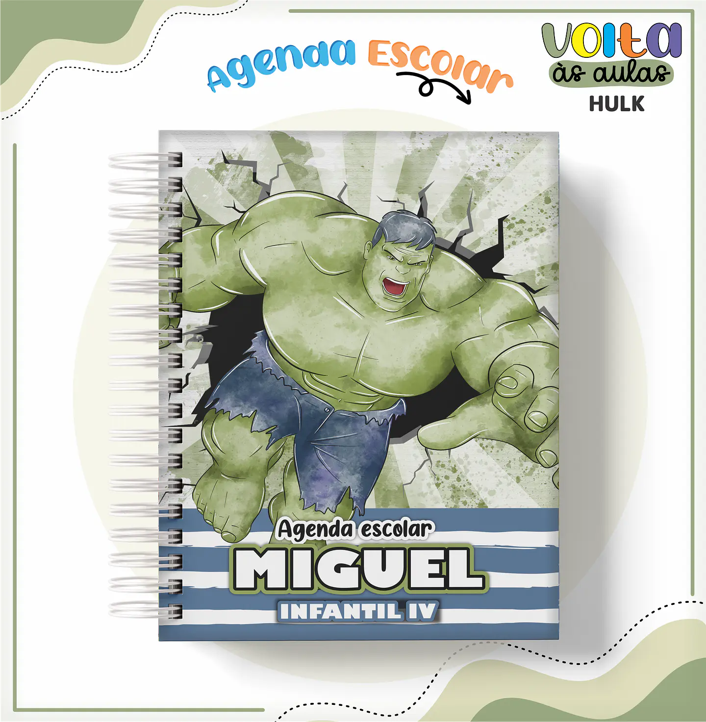 ARQUIVO ENCADERNAÇÃO KIT ESCOLAR HULK - LINA CRIATIVA 4
