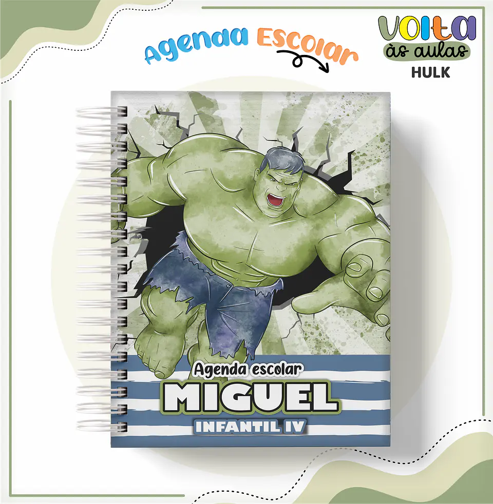 ARQUIVO ENCADERNAÇÃO KIT ESCOLAR HULK - LINA CRIATIVA 4