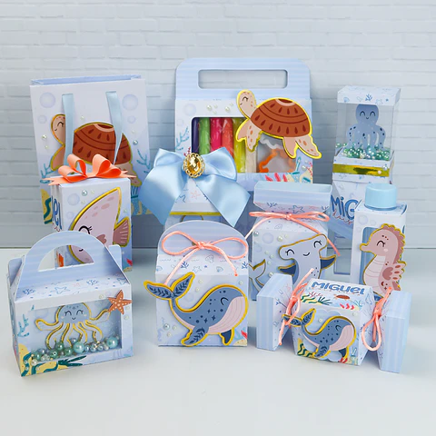 ARQUIVO DE CORTE FUNDO DO MAR - CHUVINHA DE PAPEL