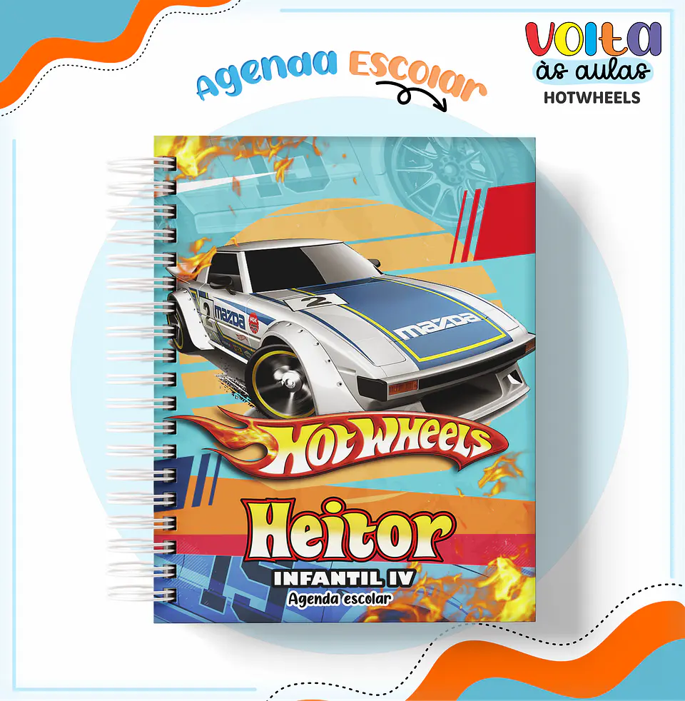 ARQUIVO ENCADERNAÇÃO KIT ESCOLAR HOTWHELLS - LINA CRIATIVA 4