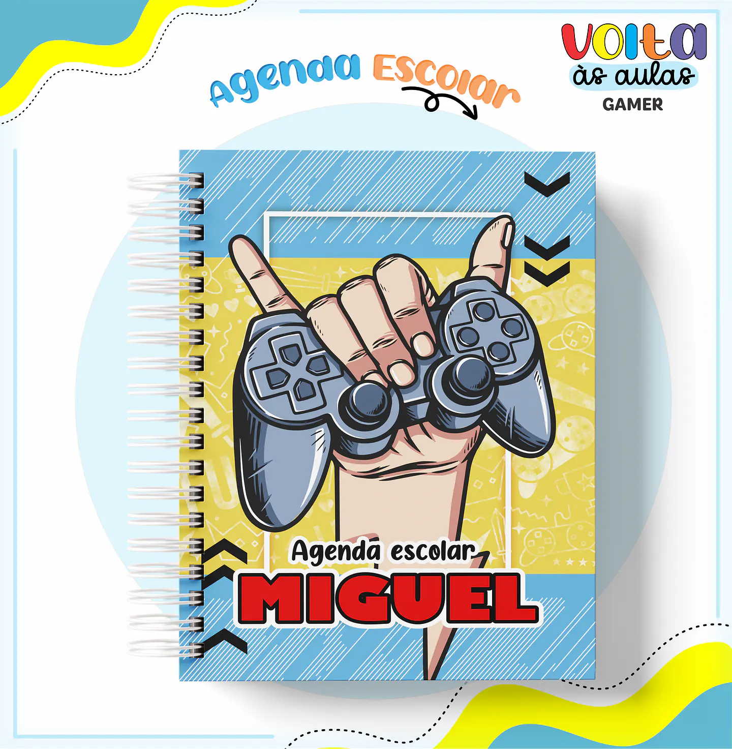 ARQUIVO ENCADERNAÇÃO KIT ESCOLAR VIDEO GAME- LINA CRIATIVA 11