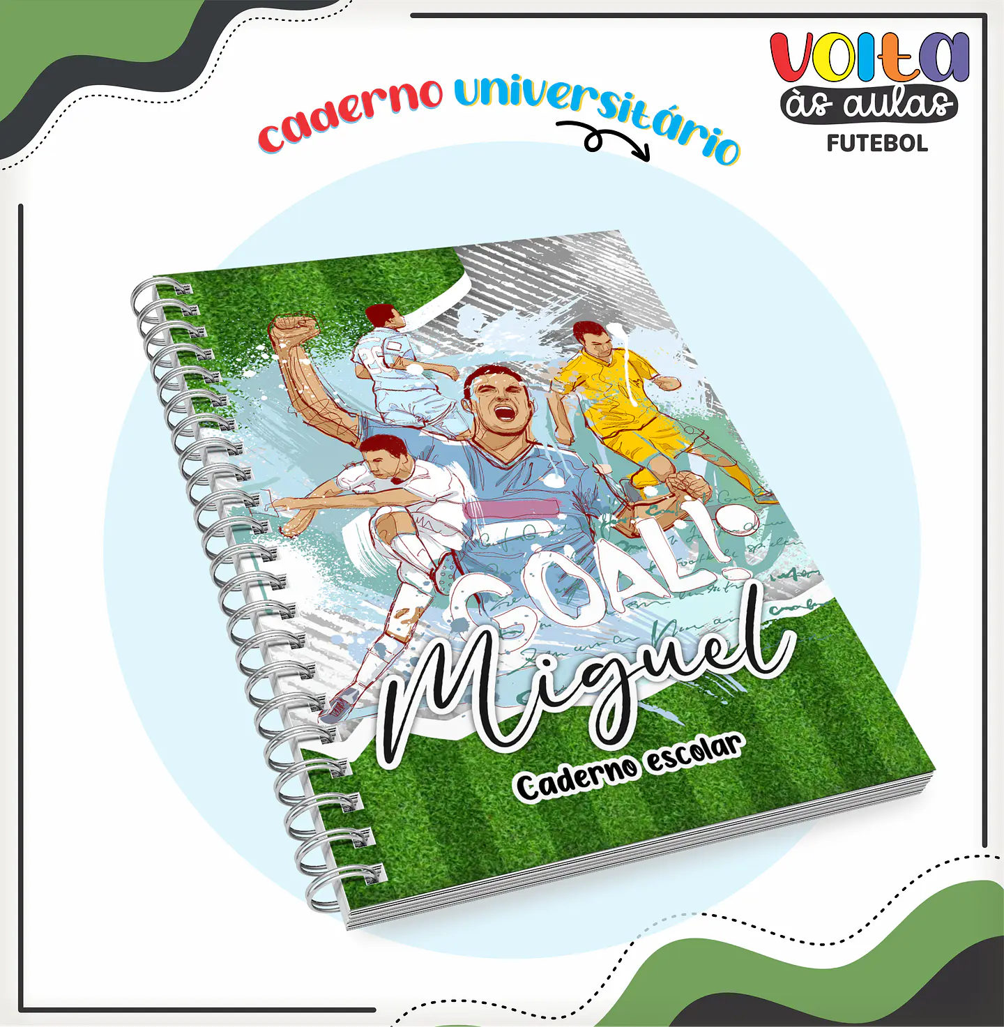 ARQUIVO ENCADERNAÇÃO KIT ESCOLAR FUTEBOL - LINA CRIATIVA 8