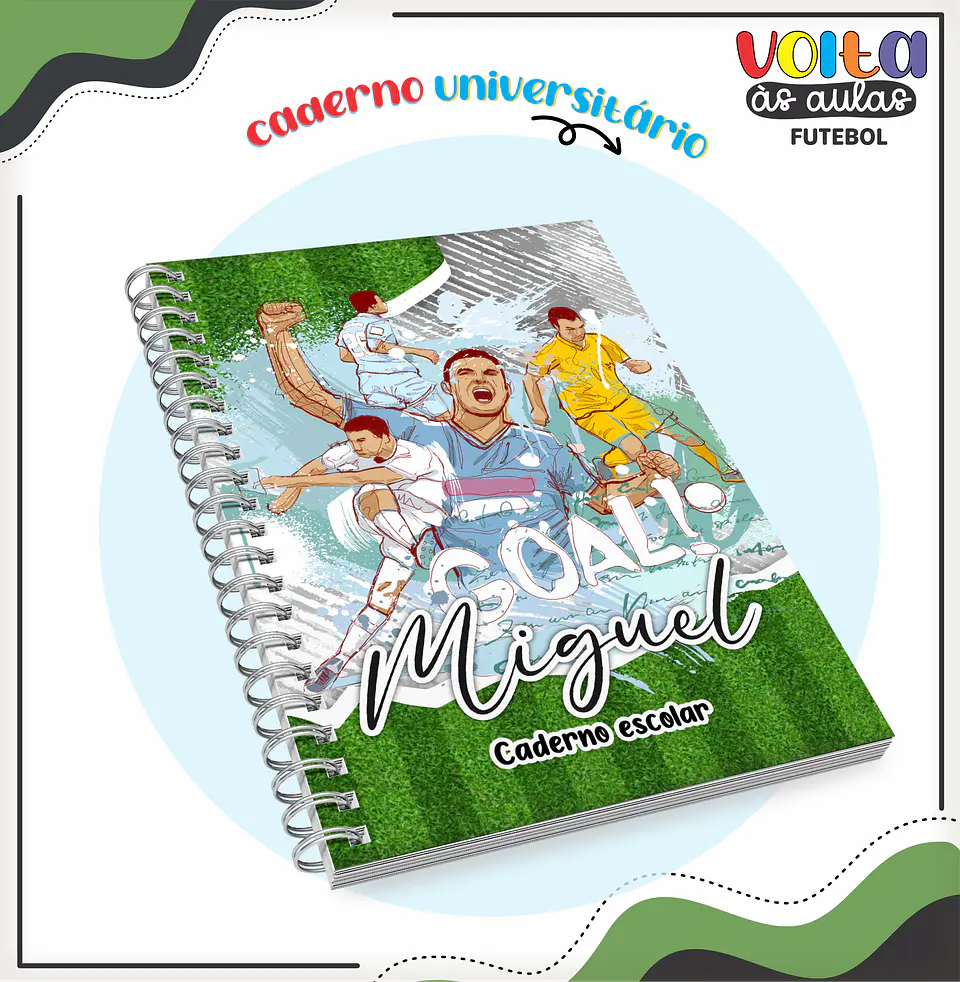 ARQUIVO ENCADERNAÇÃO KIT ESCOLAR FUTEBOL - LINA CRIATIVA 8