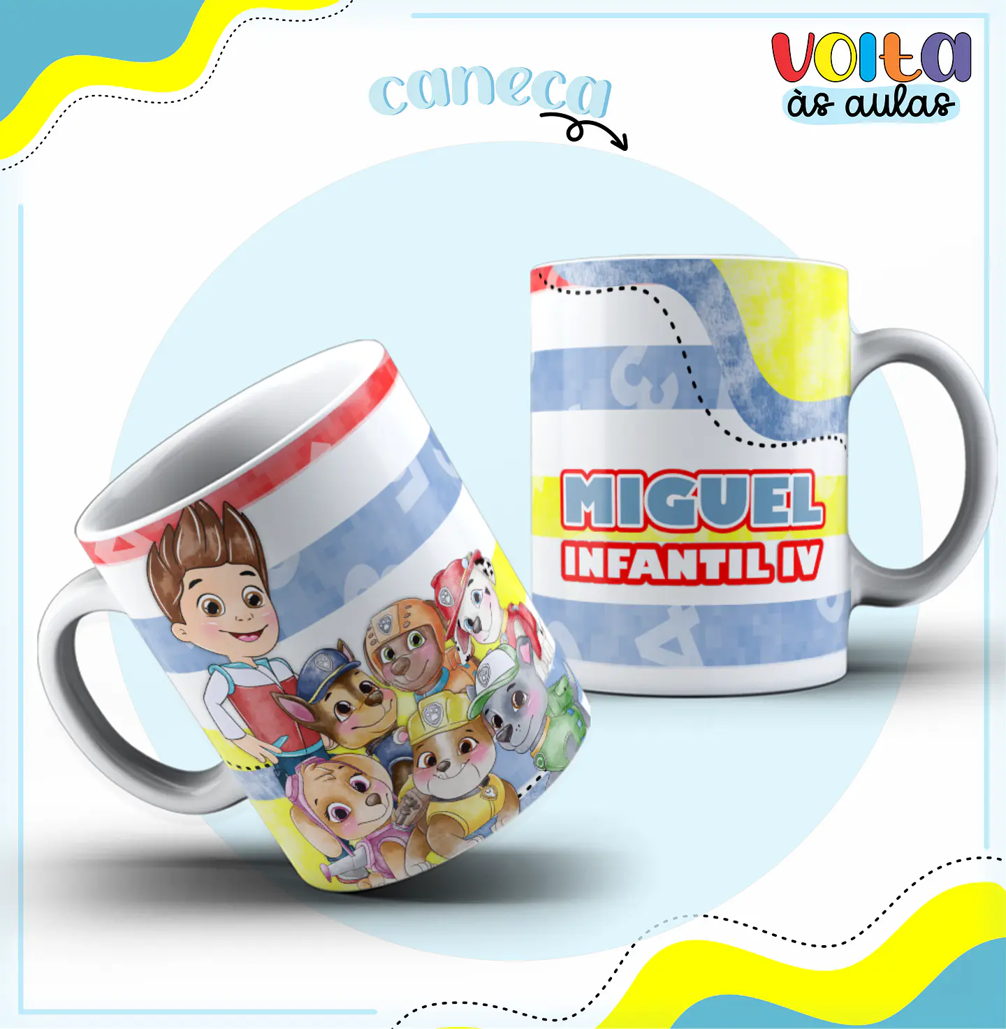 ARQUIVO ENCADERNAÇÃO KIT ESCOLAR PATRULHA CANINA - LINA CRIATIVA 9