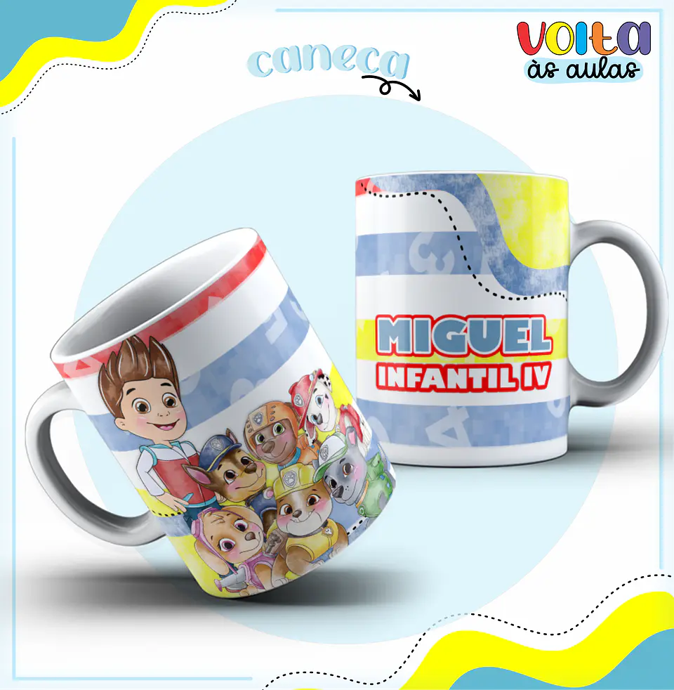 ARQUIVO ENCADERNAÇÃO KIT ESCOLAR PATRULHA CANINA - LINA CRIATIVA 9