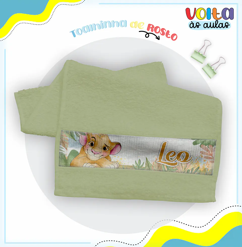 ARQUIVO ENCADERNAÇÃO KIT ESCOLAR REI LEÃO - LINA CRIATIVA 2