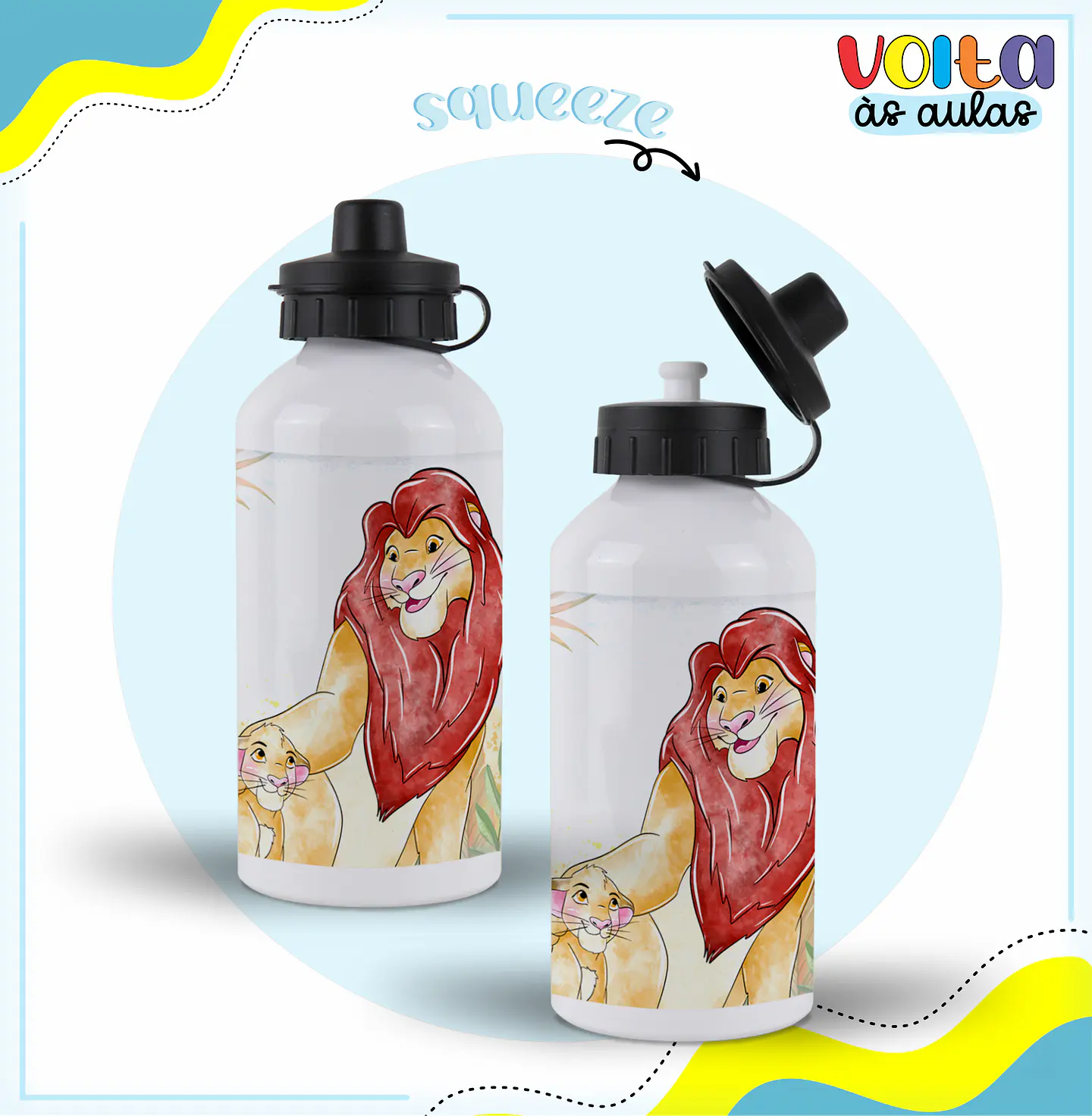 ARQUIVO ENCADERNAÇÃO KIT ESCOLAR REI LEÃO - LINA CRIATIVA 12