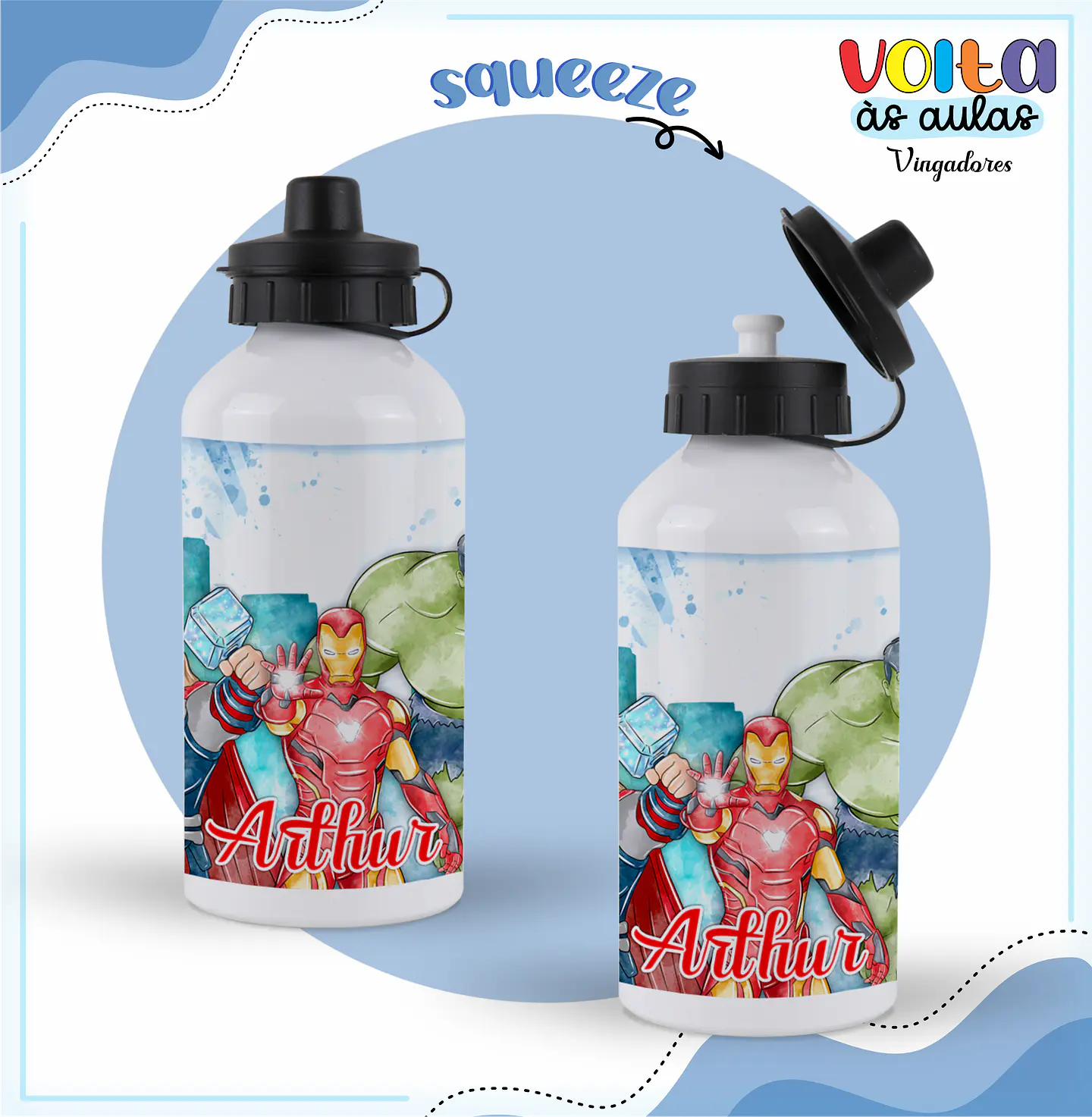 ARQUIVO ENCADERNAÇÃO KIT ESCOLAR VINGADORES - LINA CRIATIVA 7