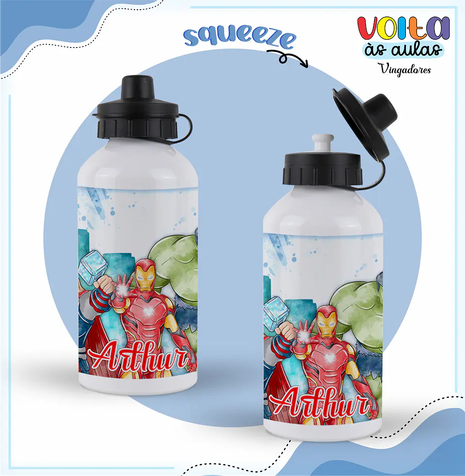 ARQUIVO ENCADERNAÇÃO KIT ESCOLAR VINGADORES - LINA CRIATIVA 7