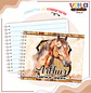ARQUIVO ENCADERNAÇÃO KIT ESCOLAR CAVALOS - LINA CRIATIVA - Thumbnail 2
