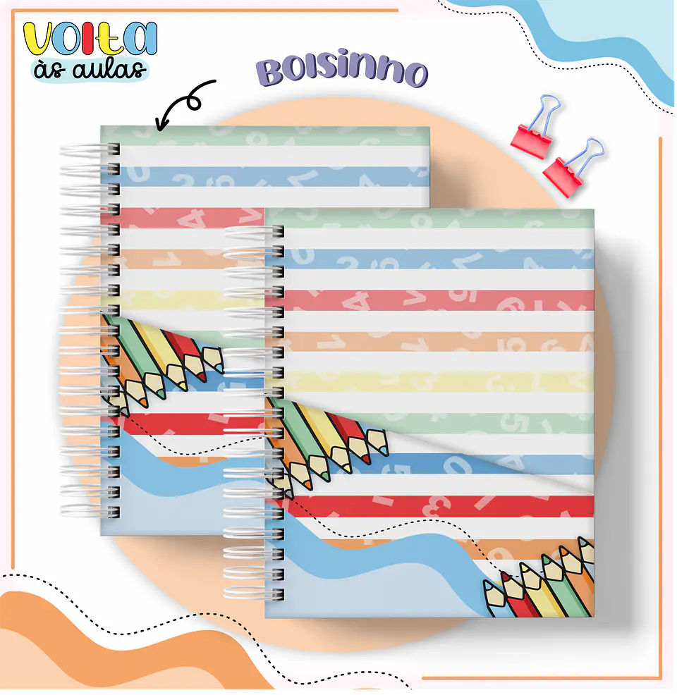 ARQUIVO ENCADERNAÇÃO KIT ESCOLAR ALUNINHOS MENINO - LINA CRIATIVA 6