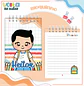 ARQUIVO ENCADERNAÇÃO KIT ESCOLAR ALUNINHOS MENINO - LINA CRIATIVA - Thumbnail 11
