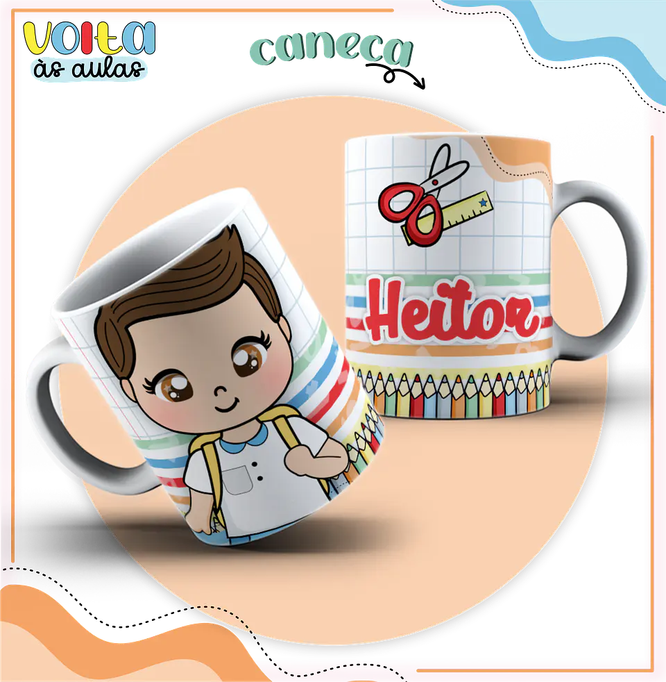 ARQUIVO ENCADERNAÇÃO KIT ESCOLAR ALUNINHOS MENINO - LINA CRIATIVA 13