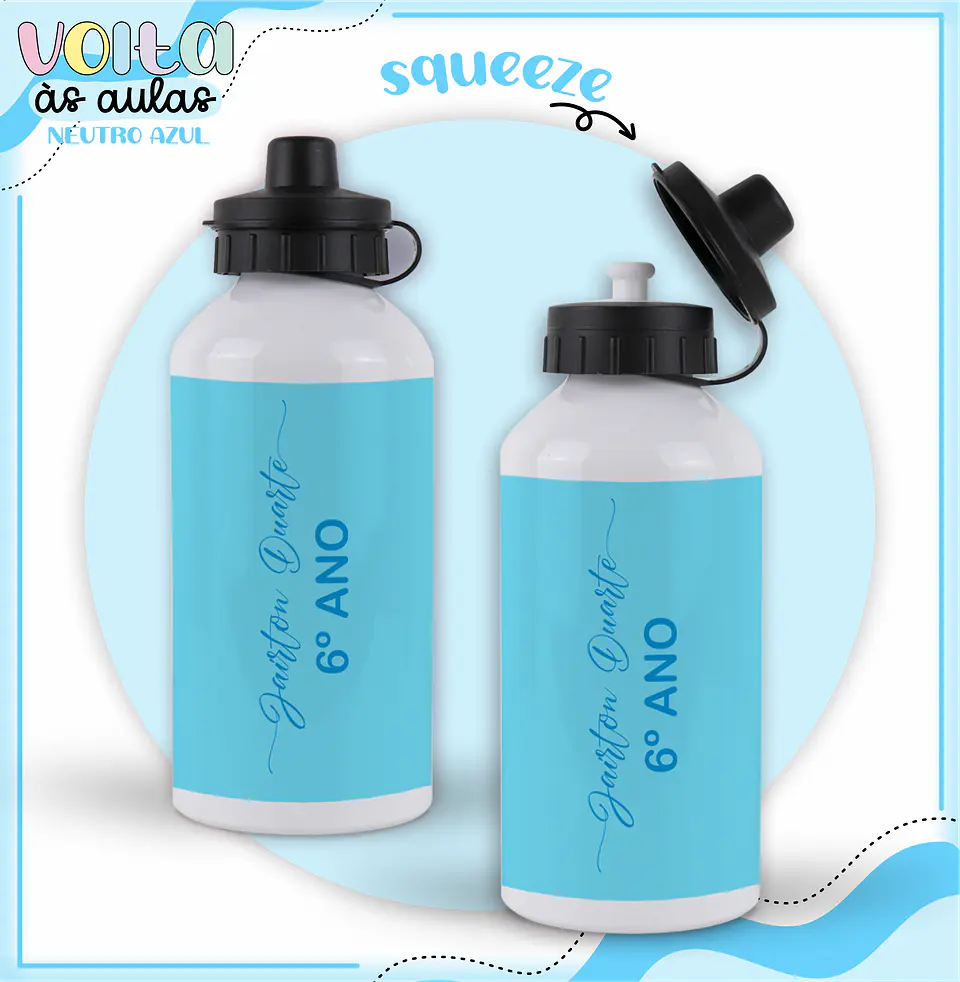 ARQUIVO ENCADERNAÇÃO KIT ESCOLAR NEUTRO AZUL - LINA CRIATIVA 9