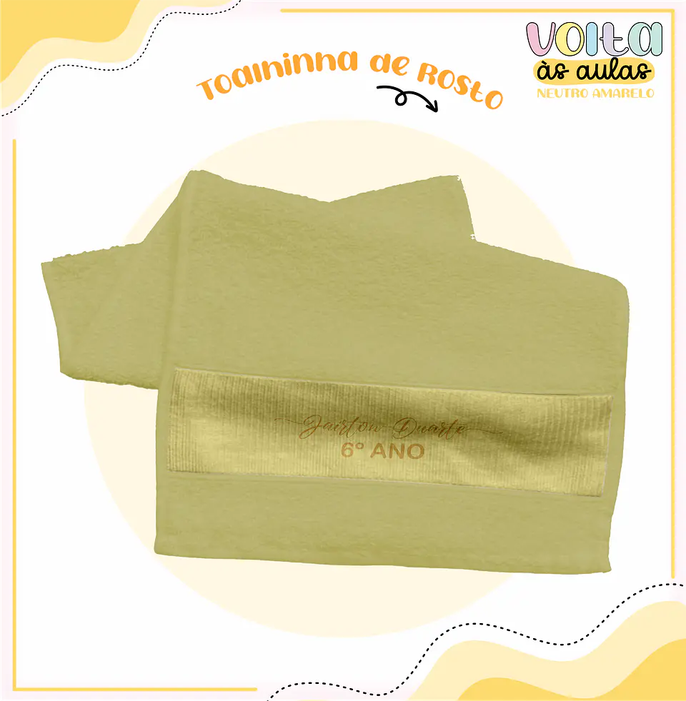 ARQUIVO ENCADERNAÇÃO KIT ESCOLAR NEUTRO AMARELO - LINA CRIATIVA 11