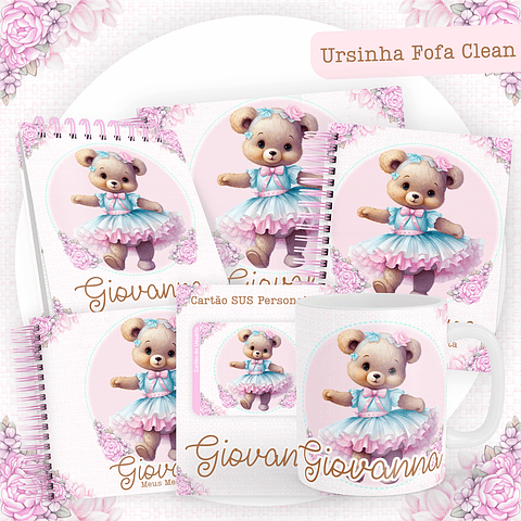 ARQUIVO ENCADERNAÇÃO BABY URSINHA FOFA - PAMELLA