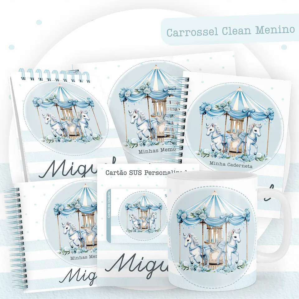 ARQUIVO ENCADERNAÇÃO BABY CARROSSEL MENINO - PAMELLA 1