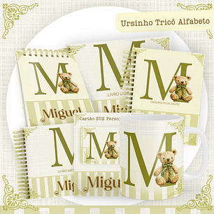 ARQUIVO ENCADERNAÇÃO BABY URSINHO ALFABETO - PAMELLA
