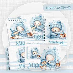 ARQUIVO ENCADERNAÇÃO BABY URSINHO INVERNO CLEAN - PAMELLA
