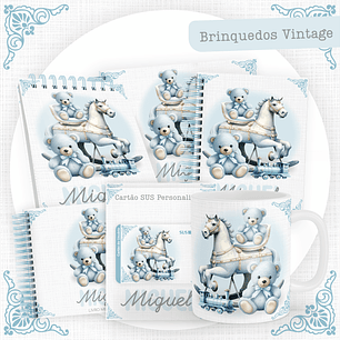 ARQUIVO ENCADERNAÇÃO BABY BRINQUEDOS VINTAGE - PAMELLA