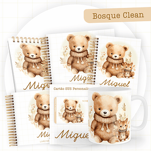 ARQUIVO ENCADERNAÇÃO BABY BOSQUE VINTAGE - PAMELLA