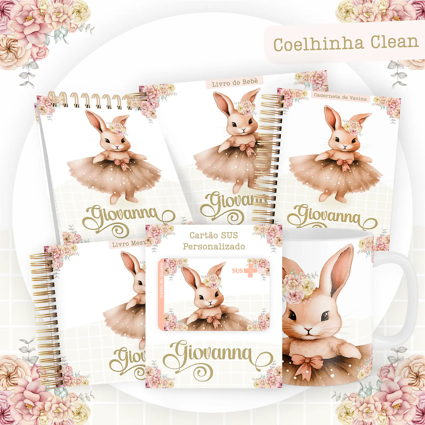 ARQUIVO ENCADERNAÇÃO BABY COELHA BAILARINA - PAMELLA 1