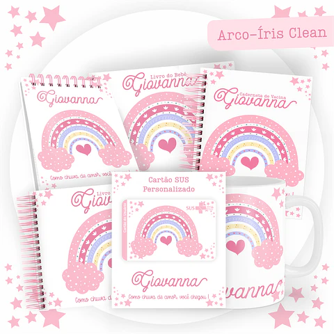 ARQUIVO ENCADERNAÇÃO BABY ARCO ÍRIS - PAMELLA