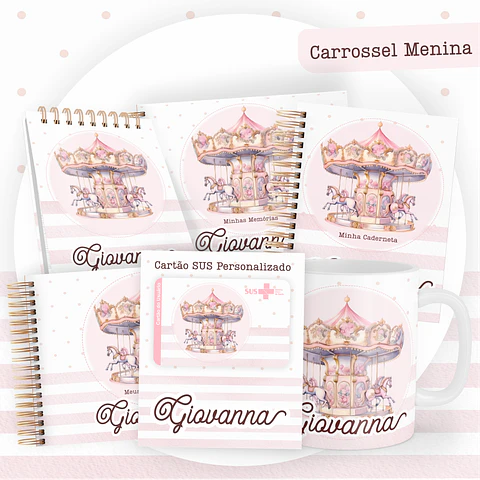 ARQUIVO ENCADERNAÇÃO BABY CARROSSEL - PAMELLA