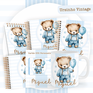 ARQUIVO ENCADERNAÇÃO BABY URSINHO VINTAGE - PAMELLA