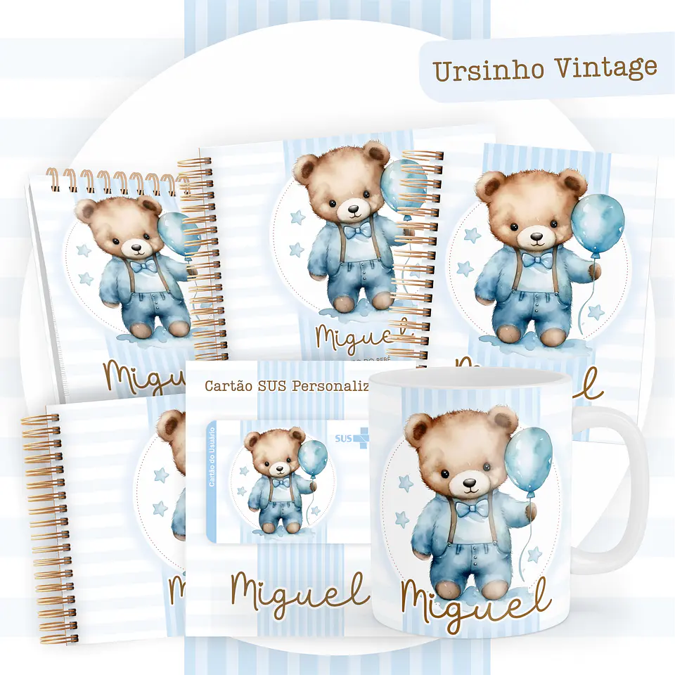 ARQUIVO ENCADERNAÇÃO BABY URSINHO VINTAGE - PAMELLA 1