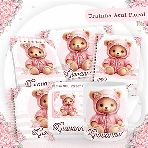 ARQUIVO ENCADERNAÇÃO BABY URSINHA ROSA - PAMELLA