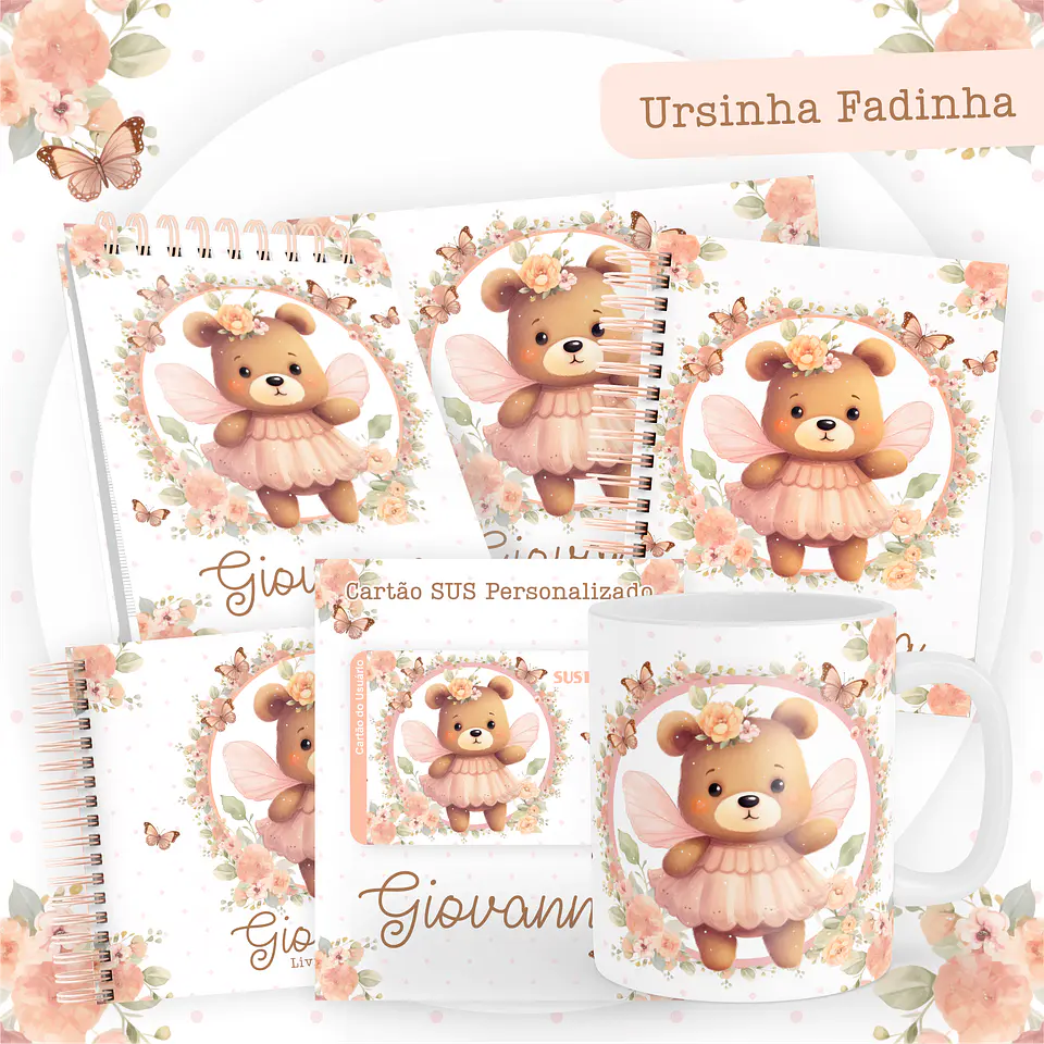 ARQUIVO ENCADERNAÇÃO BABY URSINHA FADA - PAMELLA 1