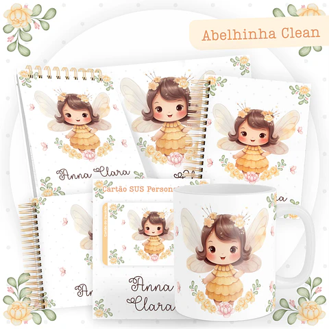 ARQUIVO ENCADERNAÇÃO BABY ABELHINHA - PAMELLA