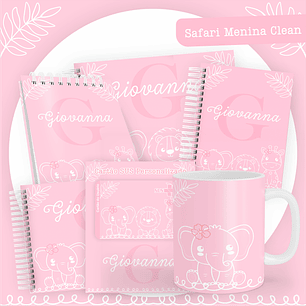 ARQUIVO ENCADERNAÇÃO BABY SAFARI MENINA - PAMELLA