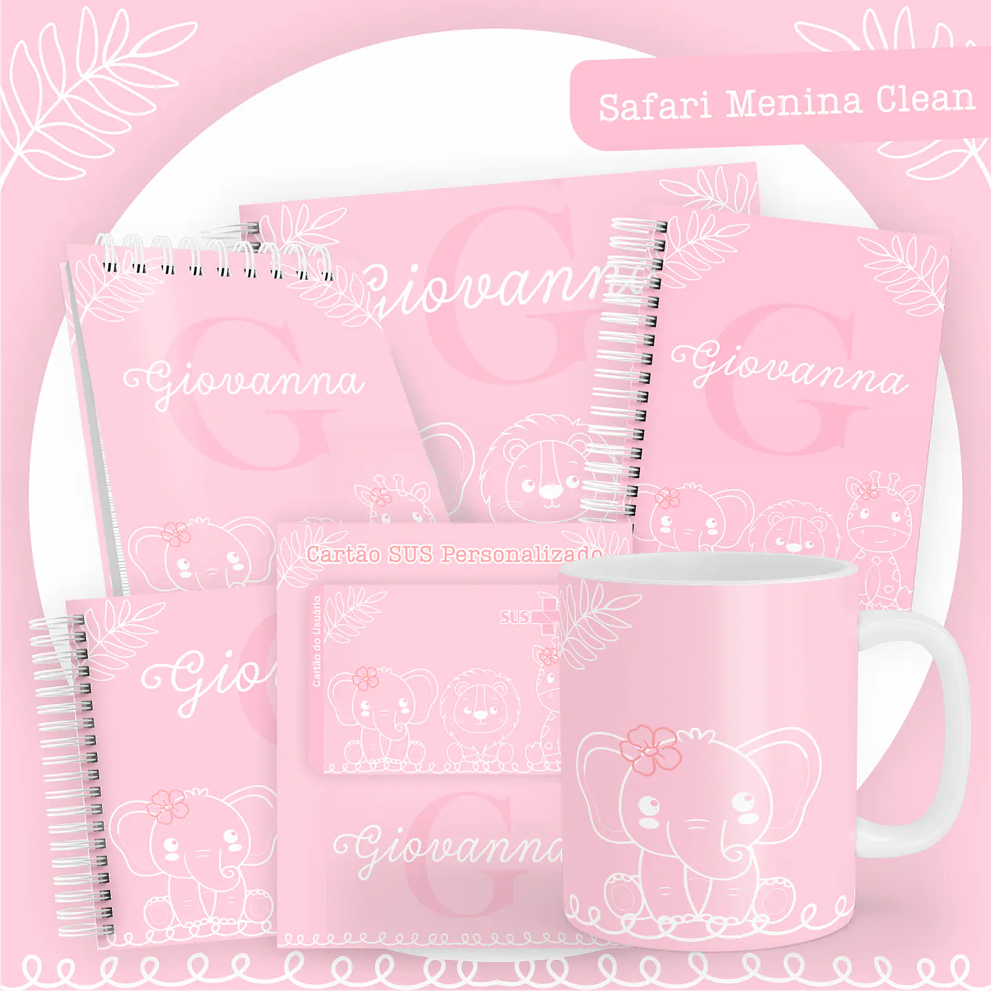 ARQUIVO ENCADERNAÇÃO BABY SAFARI MENINA - PAMELLA 1