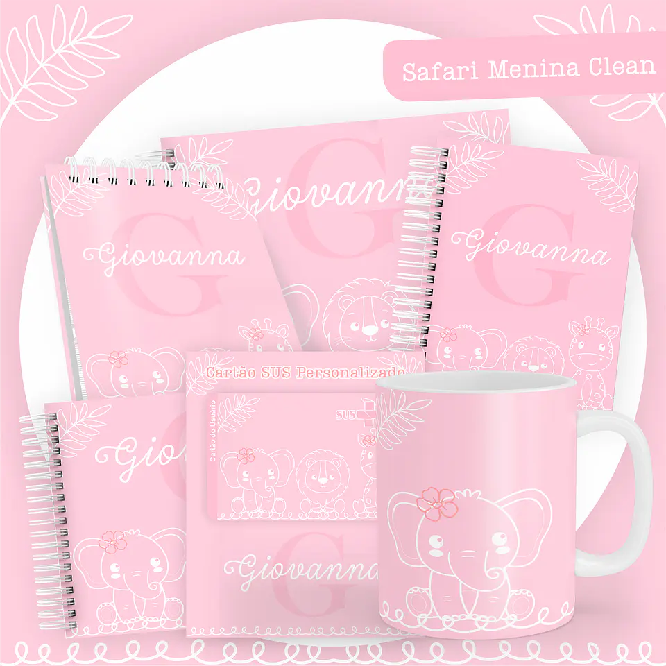 ARQUIVO ENCADERNAÇÃO BABY SAFARI MENINA - PAMELLA 1